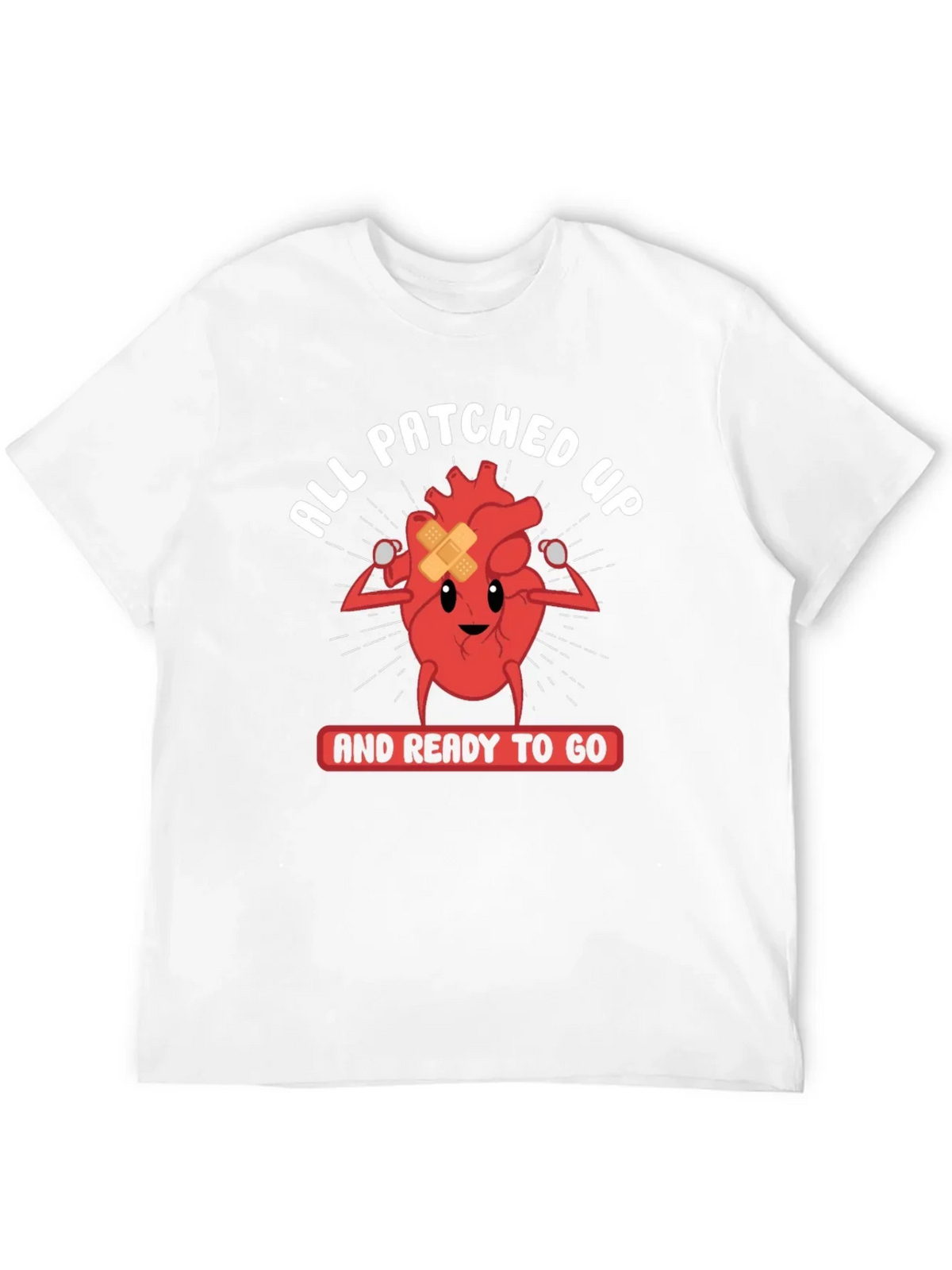 All Patched Up Heart Graphic Tee