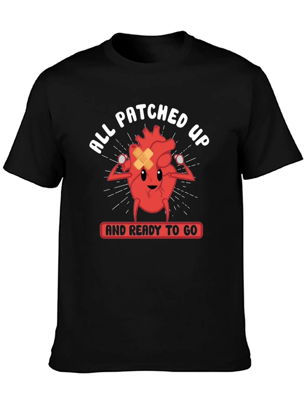 All Patched Up Heart Graphic Tee