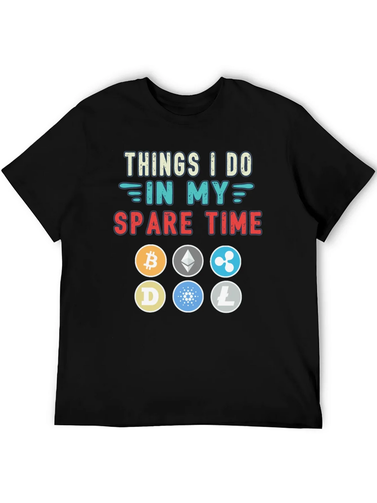 Crypto Lover T-Shirt - Spare Time Hobbies
