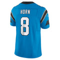 C.Panthers #8 Jaycee Horn Blue Vapor F.U.S.E. Limited Jersey