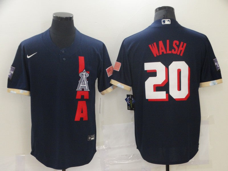 Men's Los Angeles Angels Jared Walsh ALL STAR Baseball Jersey