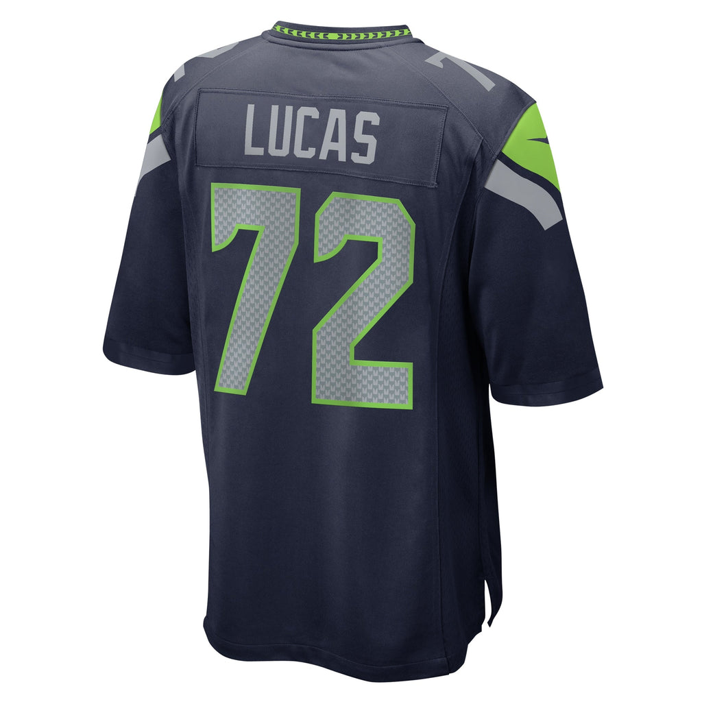 Abraham Lucas Seattle Seahawks   Game Jersey -  College Navy