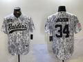 Men's Las Vegas Raiders Bo Jackson Arctic Camo 2024 Salute to Service Player Jersey