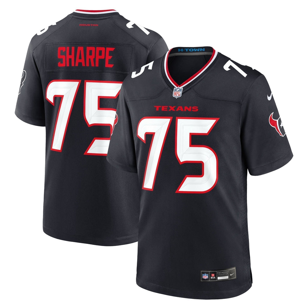 David Sharpe Houston Texans  Team Game Jersey -  Navy