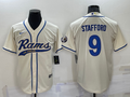 Men's Los Angeles Rams Matthew Stafford Bone Game Jersey Joint Edition