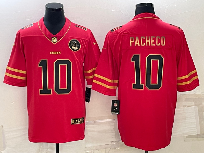 Men's Kansas City Chiefs Isiah Pacheco Red Player Jersey