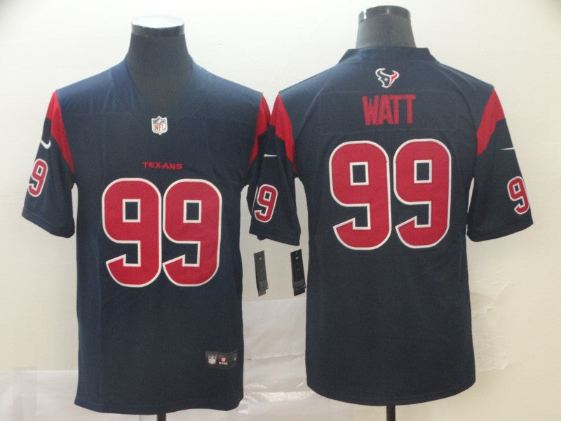 Men's Houston Texans J.J. Watt Navy Game Jersey