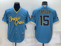 Men's Milwaukee Brewers Tyrone Taylor Blue Stitched Jersey