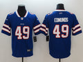 Men's Buffalo Bills Tremaine Edmunds Blue Game Player Jersey