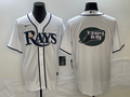 Men's Tampa Bay Rays White Home Replica Team Jersey1