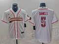 Men's Washington Commanders Jayden Daniels White Game Jersey