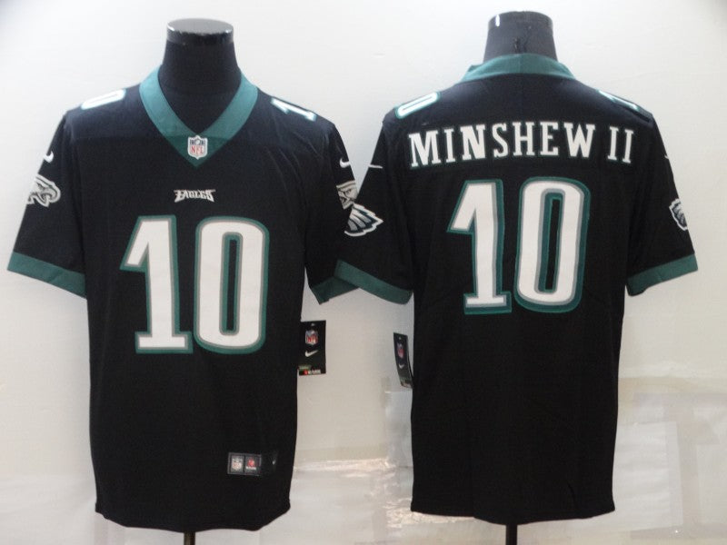 Men's Philadelphia Eagles Gardner Minshew II Black Game Jersey