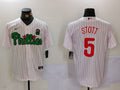 Men's Philadelphia Phillies Bryson Stott #5 White Limited Player Jersey1