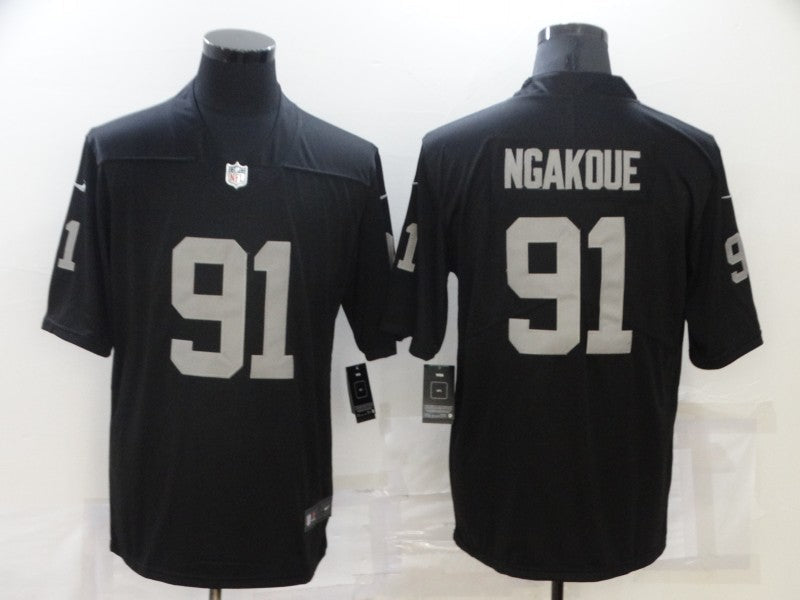 Men's Las Vegas Raiders Yannick Ngakoue Black Game Jersey