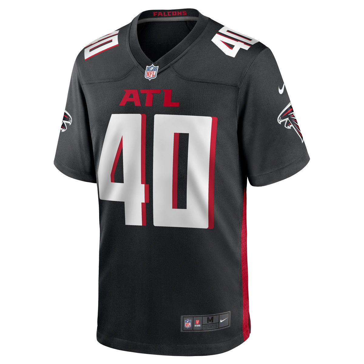 Keith Smith Atlanta Falcons  Game Jersey - Black
