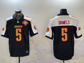 Men's Washington Commanders Jayden Daniels Black Alternate Vapor Limited Jersey