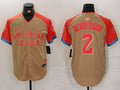 Men's American League Gunnar Henderson #2 Cream 2024  All-Star Game Limited Player Jersey1