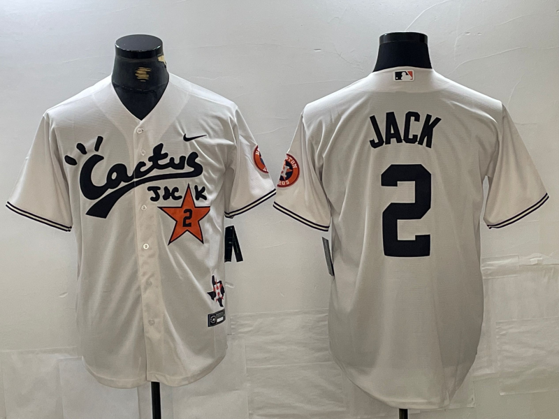 Men's Houston Astros White Limited Player Jersey Joint Edition