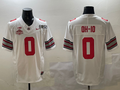 Men's Ohio State Buckeyes White 2025 CFP Final National Champions Patch F.U.S.E. Jersey