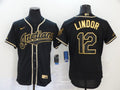 Men's Cleveland Guardians Francisco Lindor Black Replica Player Jersey