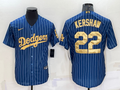 Men's Los Angeles Dodgers Clayton Kershaw Blue Game Jersey