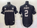 Men's Las Vegas Raiders Ashton Jeanty Black Team Game Player Jersey