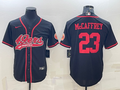 Men's San Francisco 49ers Christian McCaffrey Black Game Jersey Joint Edition