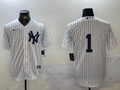 Men's New York Yankees Billy Martin White Replica Player Jersey