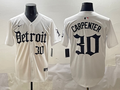Men's Detroit Tigers Kerry Carpenter White Game Jersey