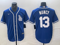 Men's Los Angeles Dodgers Max Muncy #13 Blue Limited Player Jersey1