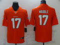 Men's Miami Dolphins Jaylen Waddle Orange Game Jersey