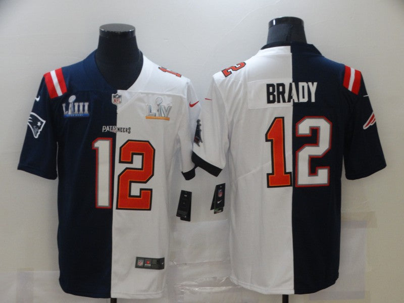 Men's Tampa Bay Buccaneers Tom Brady #12 Blue/White Game Jersey1