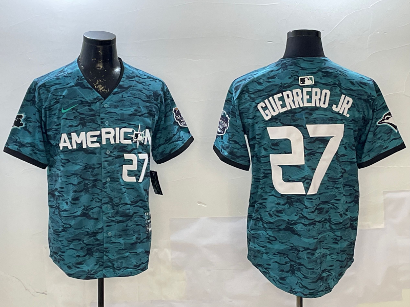 Men's American League Vladimir Guerrero Jr. Teal 2023  All-Star Game Limited Player Jersey