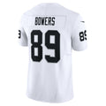 LV.Raiders #89 Brock Bowers White Vapor F.U.S.E. Limited Jersey