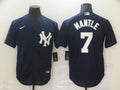 Men's New York Yankees Mickey Mantle Navy Replica Baseball Jersey