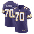 Jim Marshall Minnesota Vikings  Classic Retired   Jersey - Purple