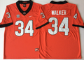 Men's Georgia Bulldogs Herschel Walker Red Player Game Jersey