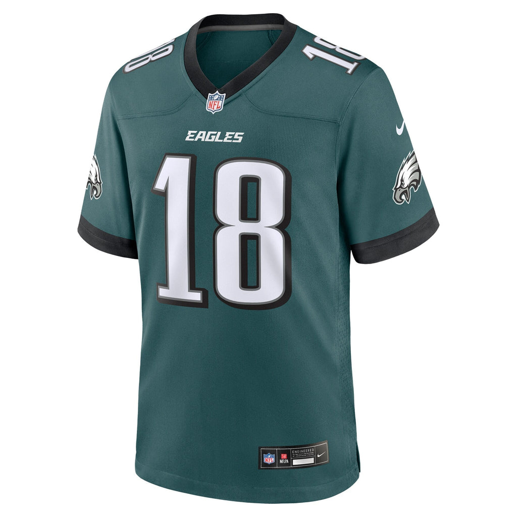 Britain Covey Philadelphia Eagles  Team Game Jersey - Midnight Green