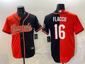 Men's Cincinnati Bengals Joe Flacco Orange/Black Team Game Jersey