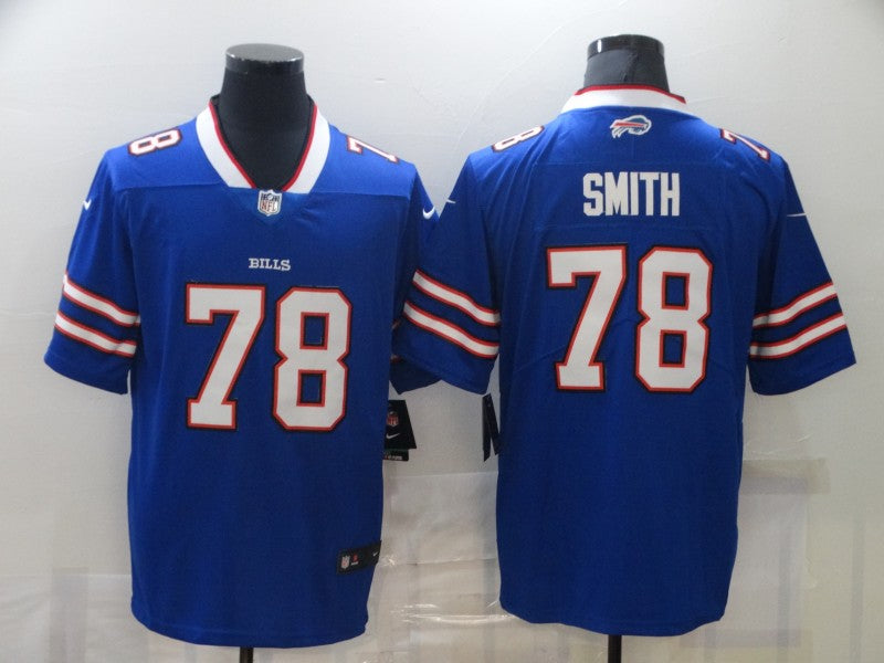 Men's Buffalo Bills Bruce Smith #78 Blue Game Player Jersey1