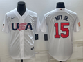 Men's 2023 World Baseball Classic Bobby Witt Jr. USA White Jersey