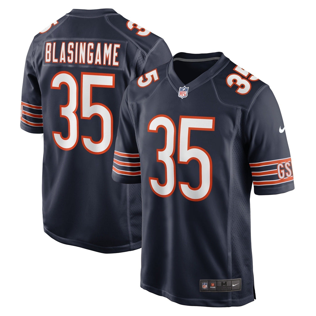 Khari Blasingame Chicago Bears  Game   Jersey - Navy