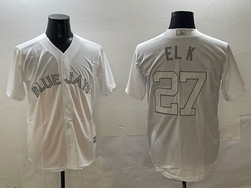 Men's Toronto Blue Jays Vladimir Guerrero Jr. #27 White Player Jersey1