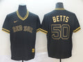 Men's Boston Red Sox Mookie Betts Black Replica Baseball Jersey