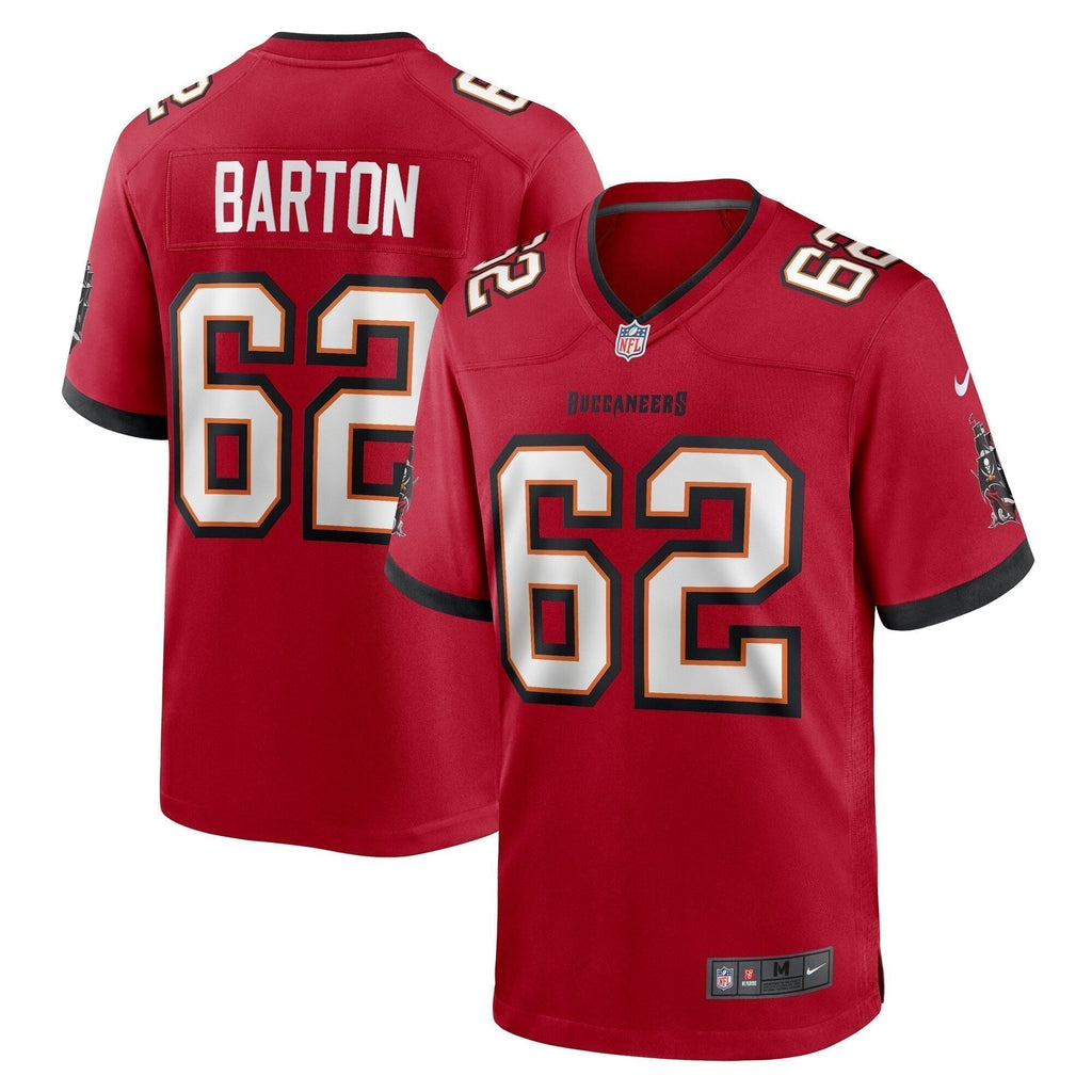 Graham Barton Tampa Bay Buccaneers  2024  Draft First Round Pick   Game Jersey - Red