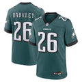 Saquon Barkley Philadelphia Eagles  Game   Jersey - Midnight Green