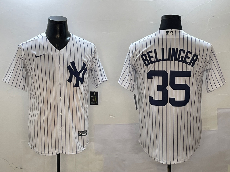 Men's New York Yankees Cody Bellinger White Home Replica Player Jersey