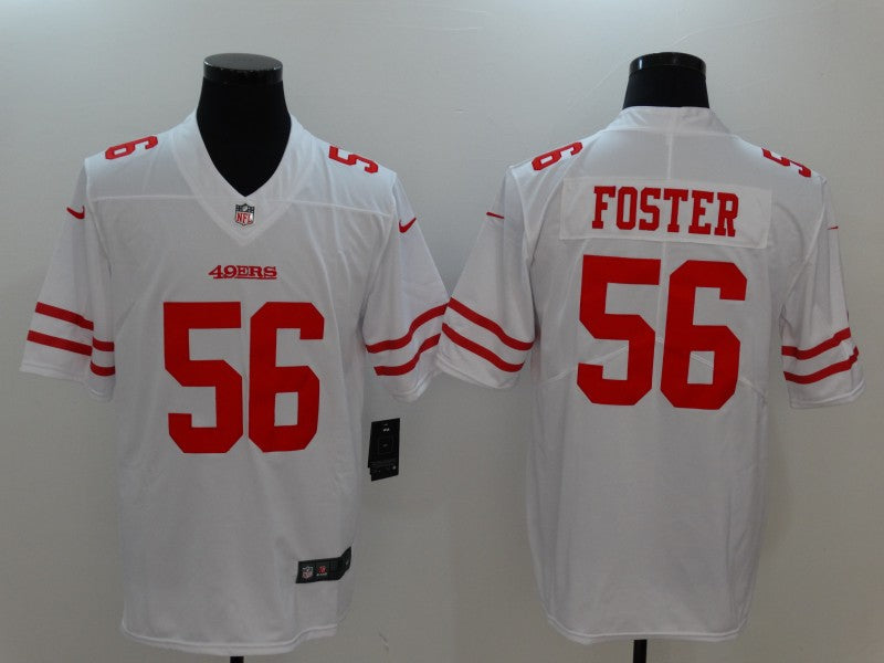Men's San Francisco 49ers Ruben Foster White Game Player Jersey
