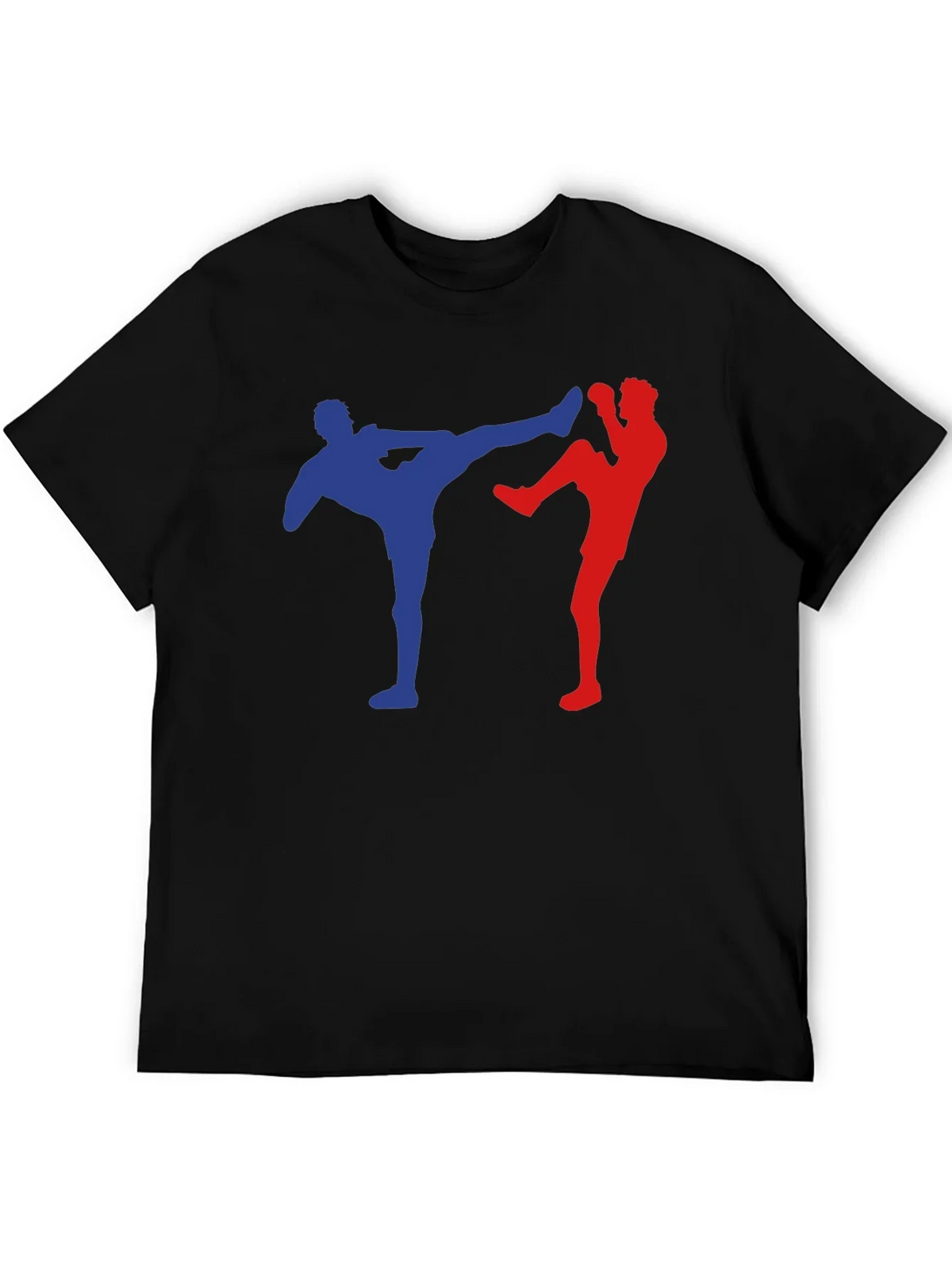 Kickboxing T-Shirt - Martial Arts Silhouette Tee