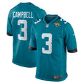 Tyson Campbell Jacksonville Jaguars  Team Game Jersey -  Teal